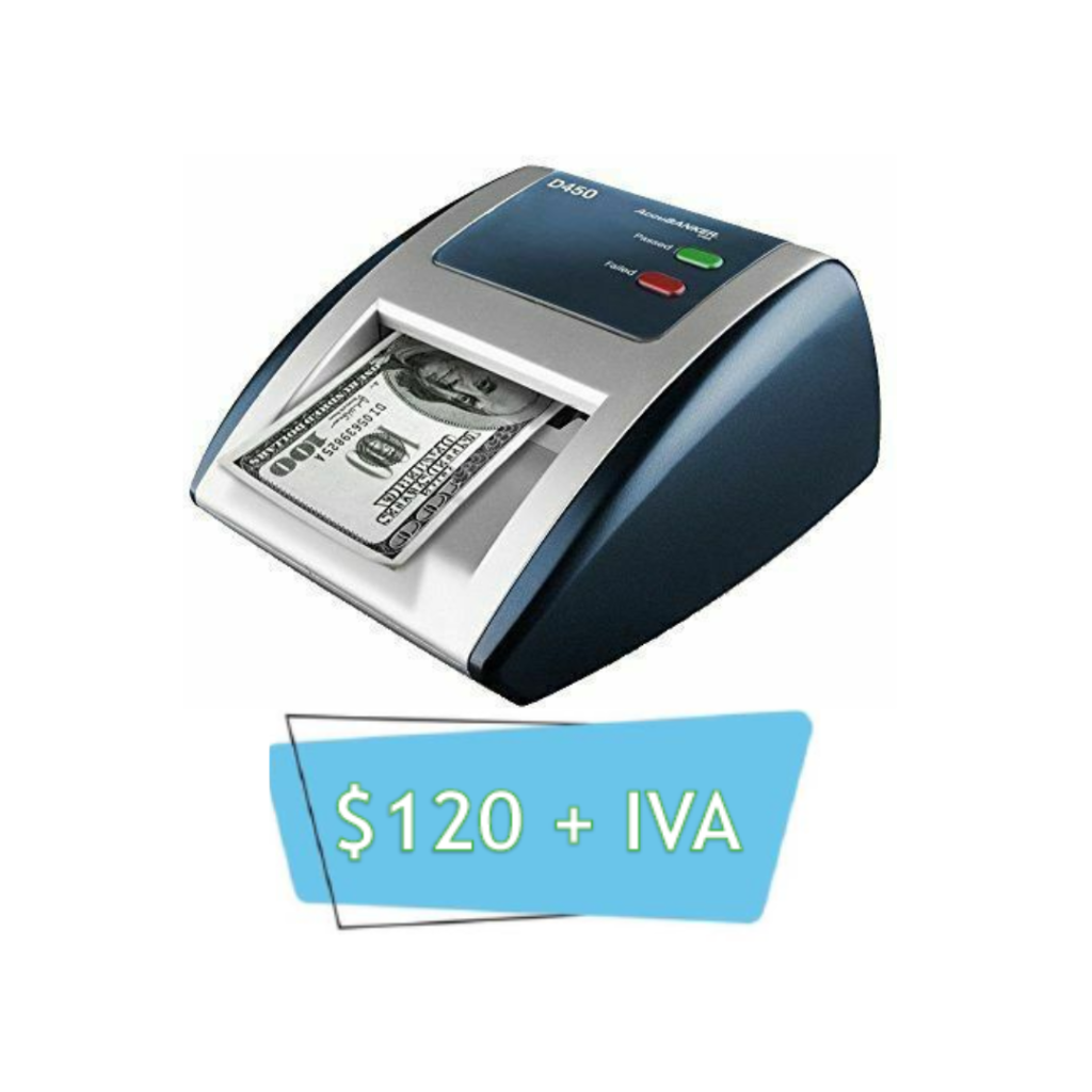 Accubanker D450 Detector Automático de Billetes Falsos