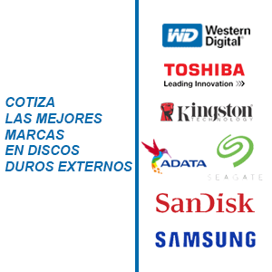 las mejores marcas de Discos Duros Externos - COMPUSHOP